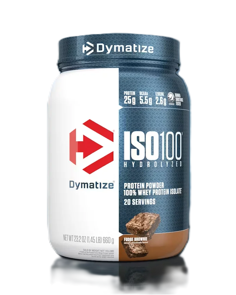 Dymatize Proteina Iso 100 1.4 Lbs 20 Servicios chocolate brownie
