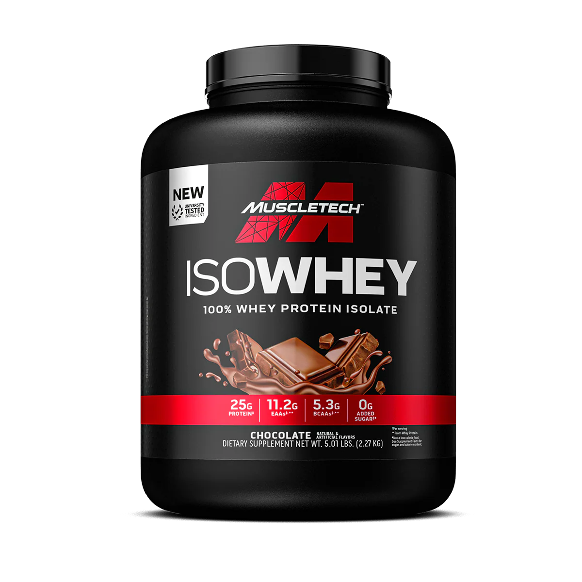 MUSCLETECH ISO WHEY 5 LBS PROTEINA Chocolate Portada
