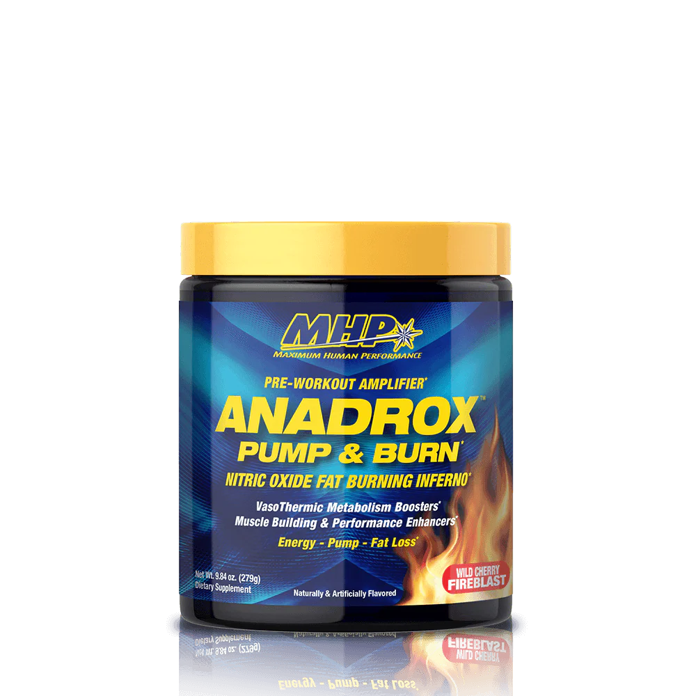 Mhp Anadrox Pump & Burn Pre Entreno 30 Servicios apple wilde cherry fireblast