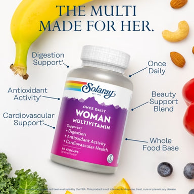 Solaray Multivitamínico Para Mujeres 90 Tabs Portada 2