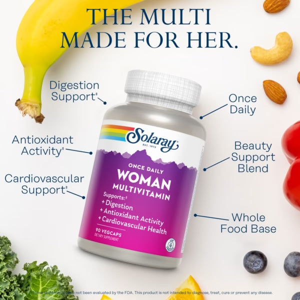 Solaray Multivitamínico Para Mujeres 90 Tabs Portada 2