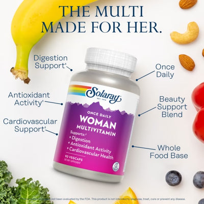 Solaray Multivitamínico Para Mujeres 90 Tabs Portada 2