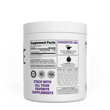 Finaflex Citrulina 309gr 150 Servicios informacion nutricional