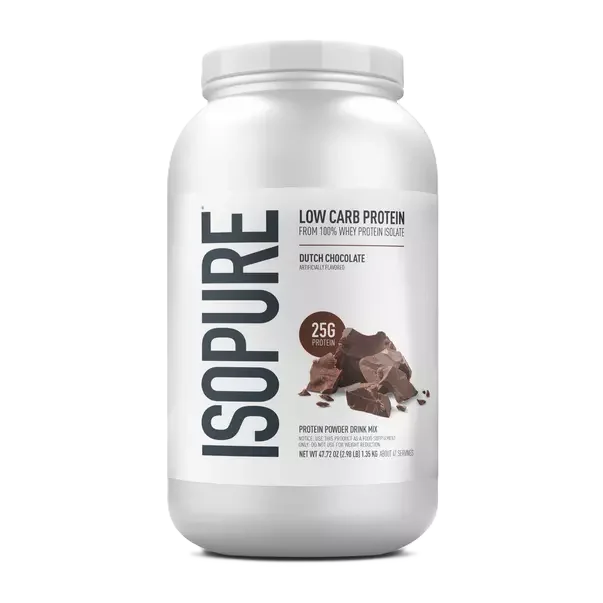 Isopure Proteina Low Carbs 3 Lbs 42 servicios chocolate