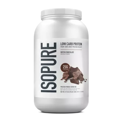 Isopure Proteina Low Carbs 3 Lbs 42 servicios chocolate