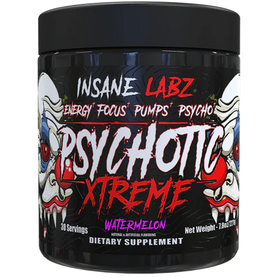 Insane Labz Psychotic Xtreme Pre Entreno 30 Servicios Watermelon Portada
