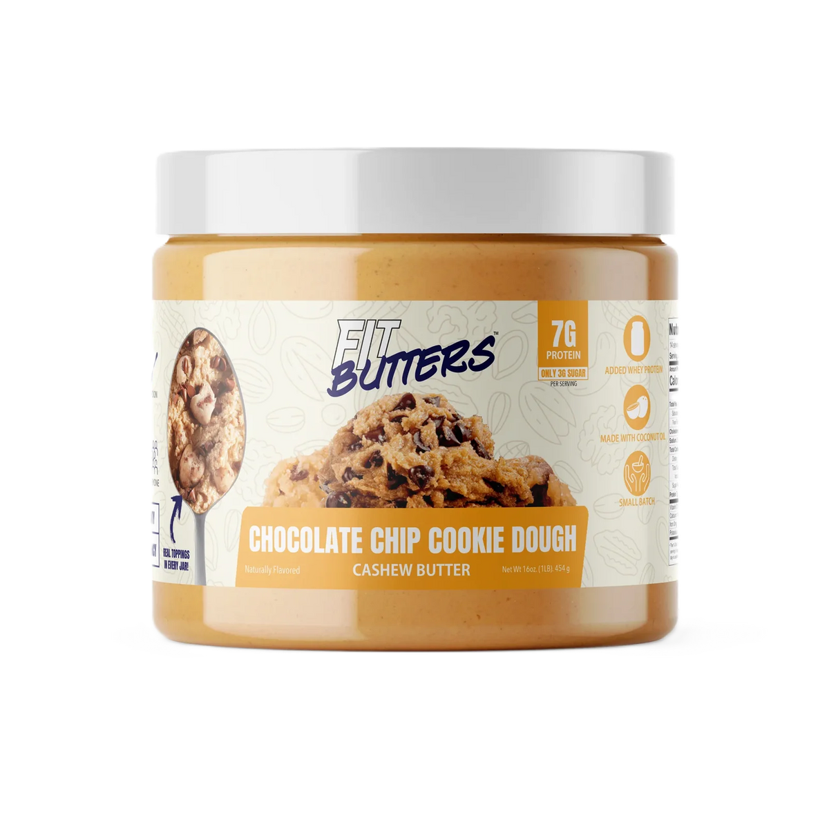 Fit Butters Mantequilla 454 Gramos Chocolate Chip Cookie Dough