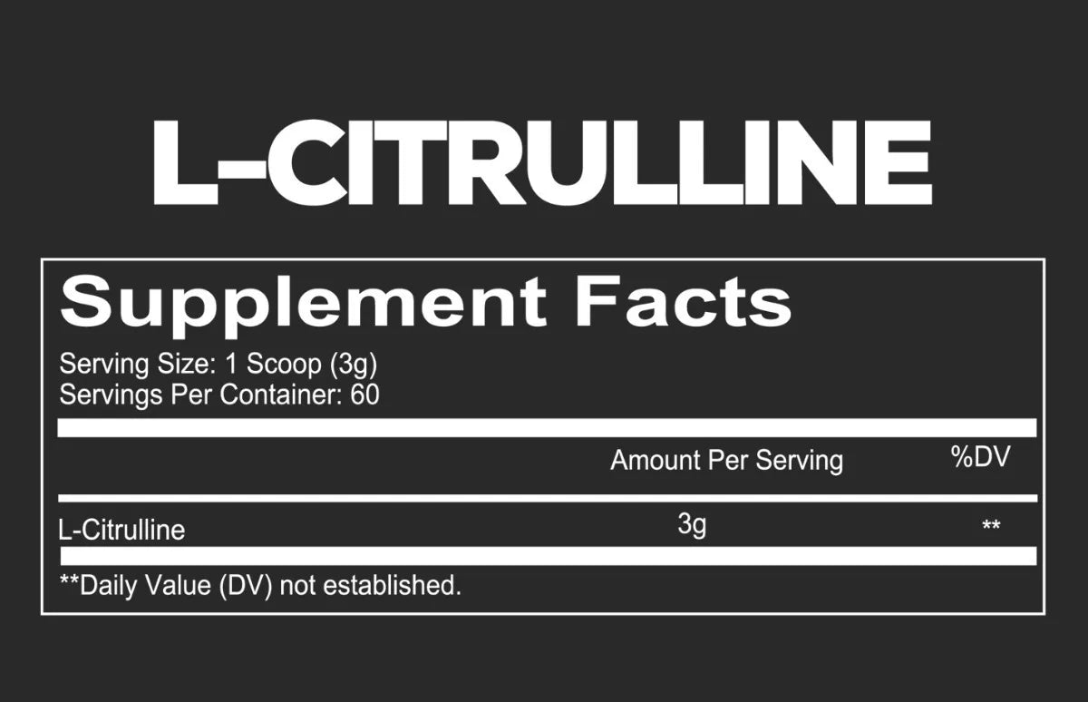 Pre Entreno Redcon1 L-citrulina 60 Servicios informacion nutricional