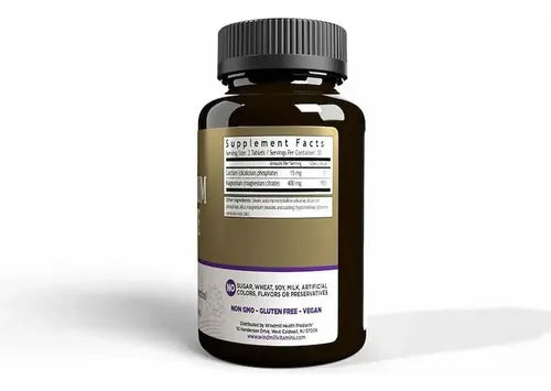 Windmill magnesium citrate 400mg. 60cap Informacion nutricional