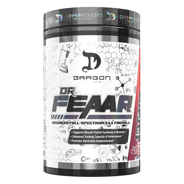 Dragon Pharma Dr FEAAR 30 Servicios. Aminoácidos cherry pomegranate