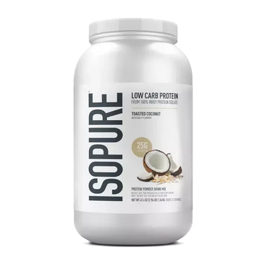Isopure Proteina Low Carbs 3 Lbs 42 servicios coconut