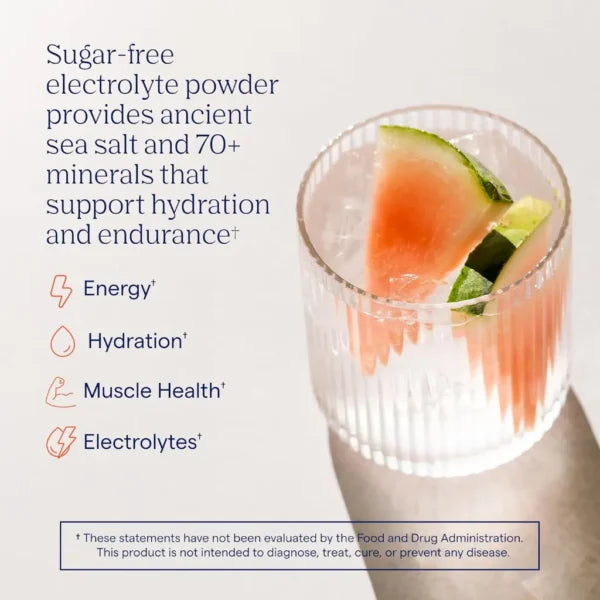Trace Minerals ZeroLyte Bebida en Polvo de Electrolitos sabor Sandia Salada portada 2