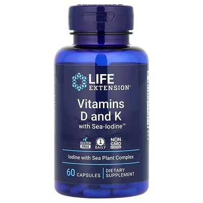 Life Extension Vitamins D and K 60 Caps