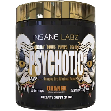 Insane Labz Psychotic Gold Pre Enterno 35 servicios naranja