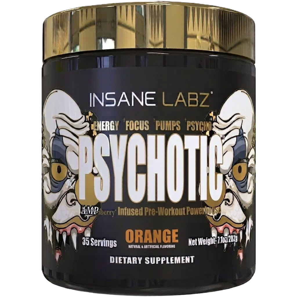 Insane Labz Psychotic Gold Pre Enterno 35 servicios naranja