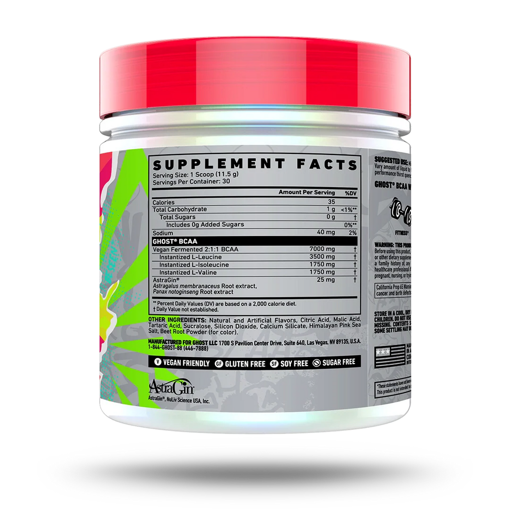Ghost Bcaa Aminoacidos 30 Servicios informacion nutricional