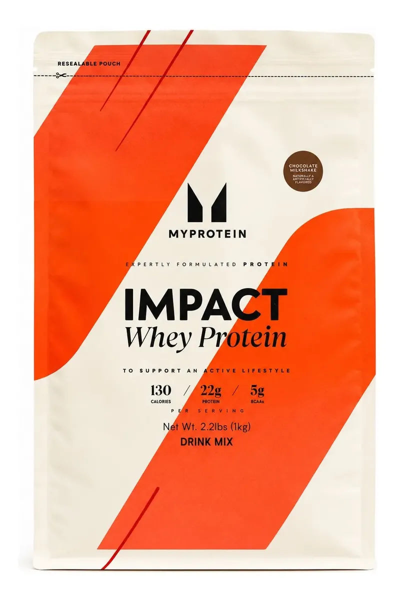 Myprotein Impac Whey Protein 2.2lb Chocolate Milkshake Portada