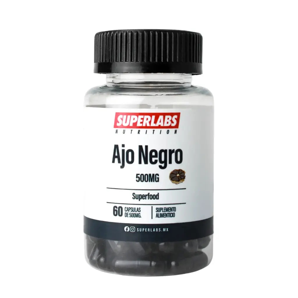 Superlabs Nutrition Ajo Negro 500mg 60 Cápsulas