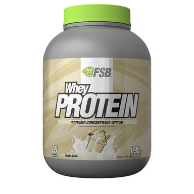 FSB Whey Proteina 1.95 Kg 65 Servicios Vainilla shake