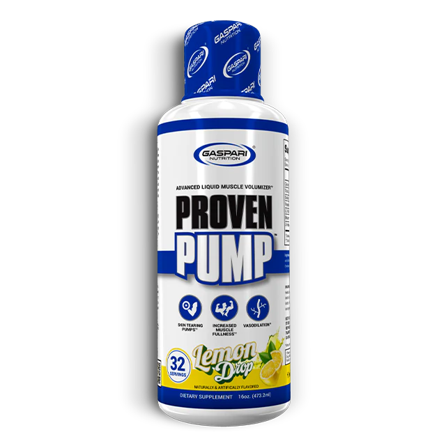 Gaspari Nutrition Proven Pump Pre Entreno 473.2ml 32 servicios lemon drop