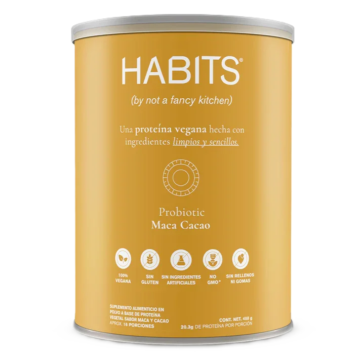 Habits Proteina Vegetal 488gr Cacao Maca