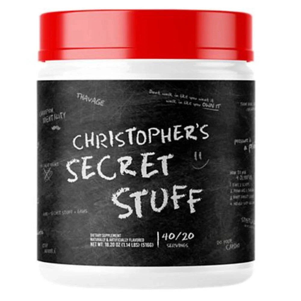 Raw Nutrition Christopher's Secret Stuff Pre Entreno 40 Servicios