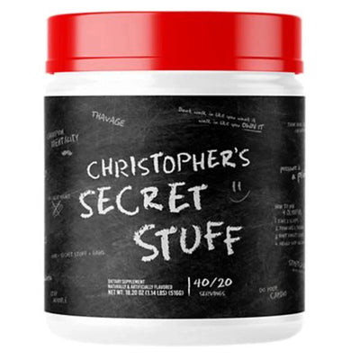 Raw Nutrition Christopher's Secret Stuff Pre Entreno 40 Servicios