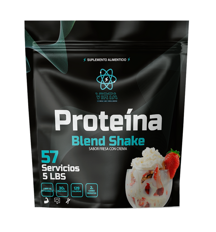 Virta Proteina Blend Shake 5lb 57 servicios
