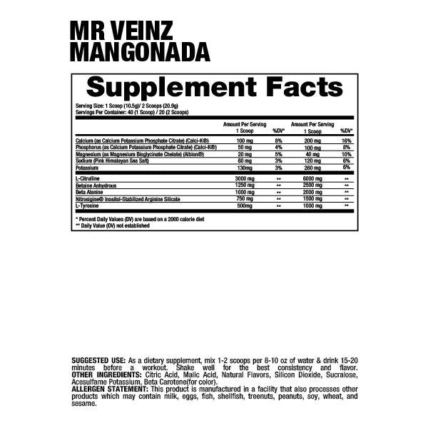 Dragon Pharma Stim Free Mr. Veinz 40/20 Serv