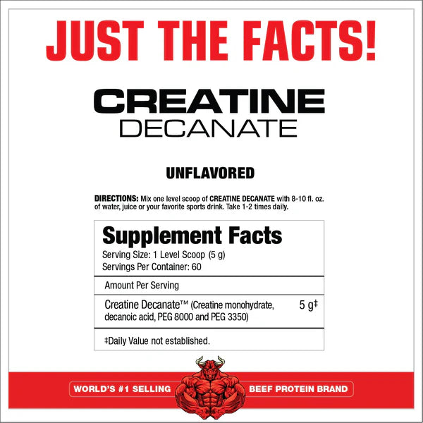 Muscle Meds Creatina Decanate 300 gr 60 servicios
