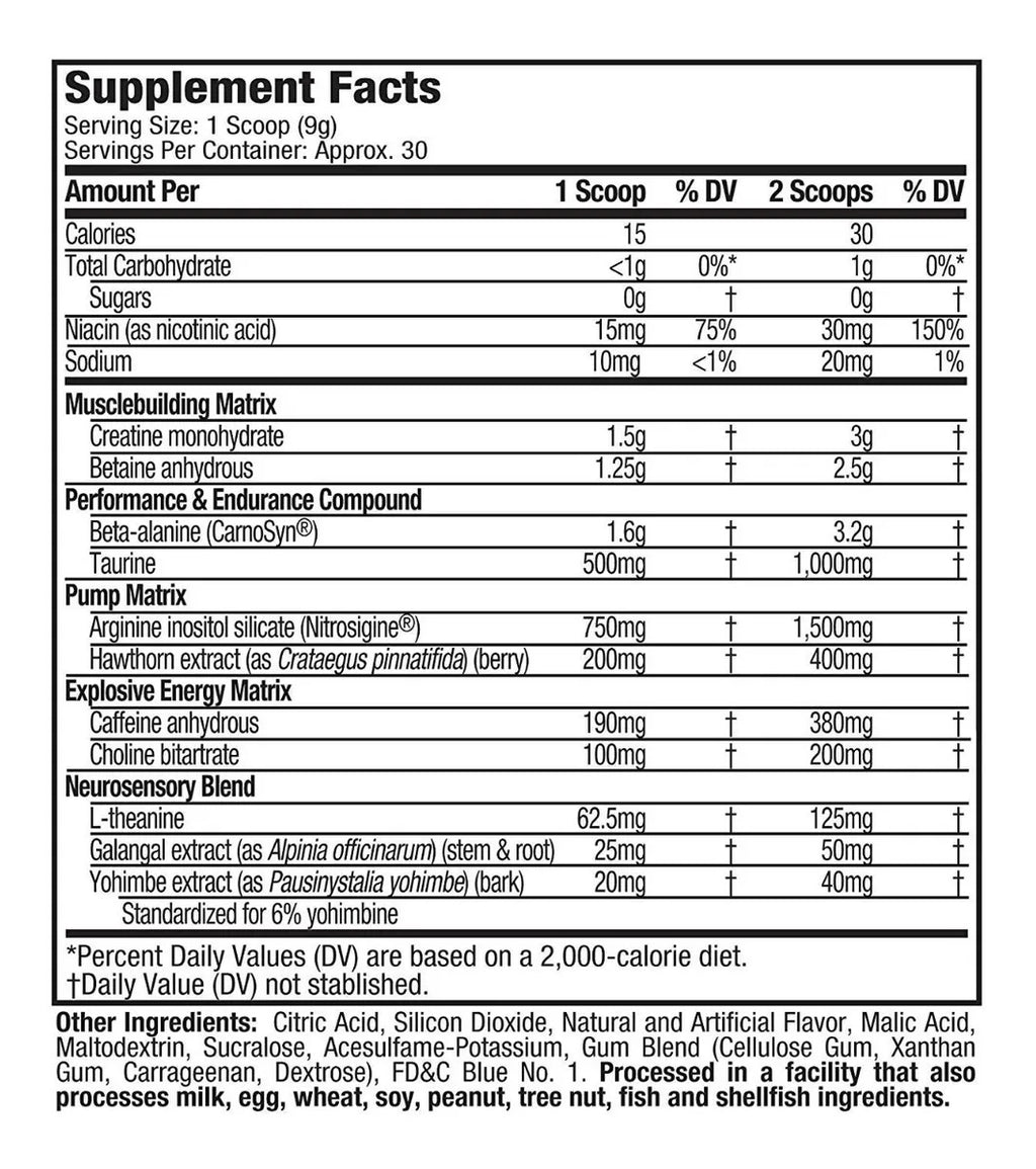 MHP Anadrox Pump & Burn 112 Capsulas