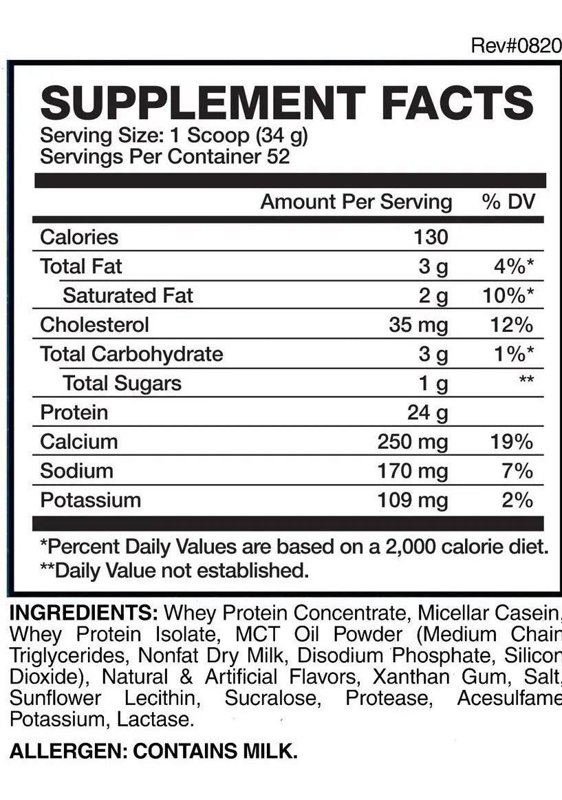 Evogen Evofusion 4.01 Lbs 52 Servicios Vainilla Bean Ice Cream Proteina
