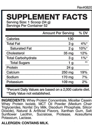 Evogen Evofusion 4.01 Lbs 52 Servicios Vainilla Bean Ice Cream Proteina