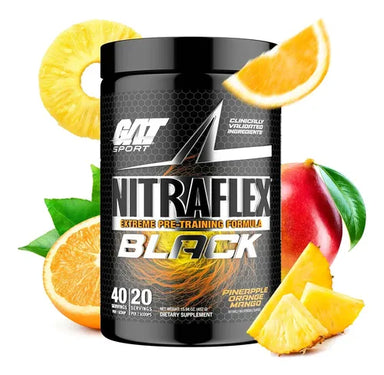 GAT Sport Nitraflex Black Pre Entreno 40 Servicios
