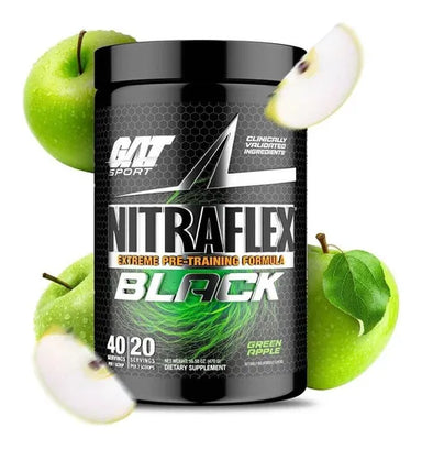 GAT Sport Nitraflex Black Pre Entreno 40 Servicios