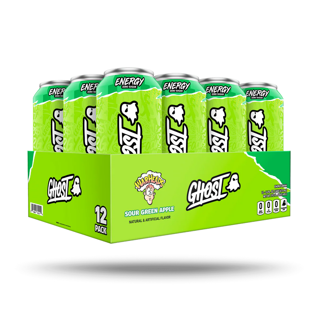 Ghost Energy Drink 16oz 12 Pack Warheads