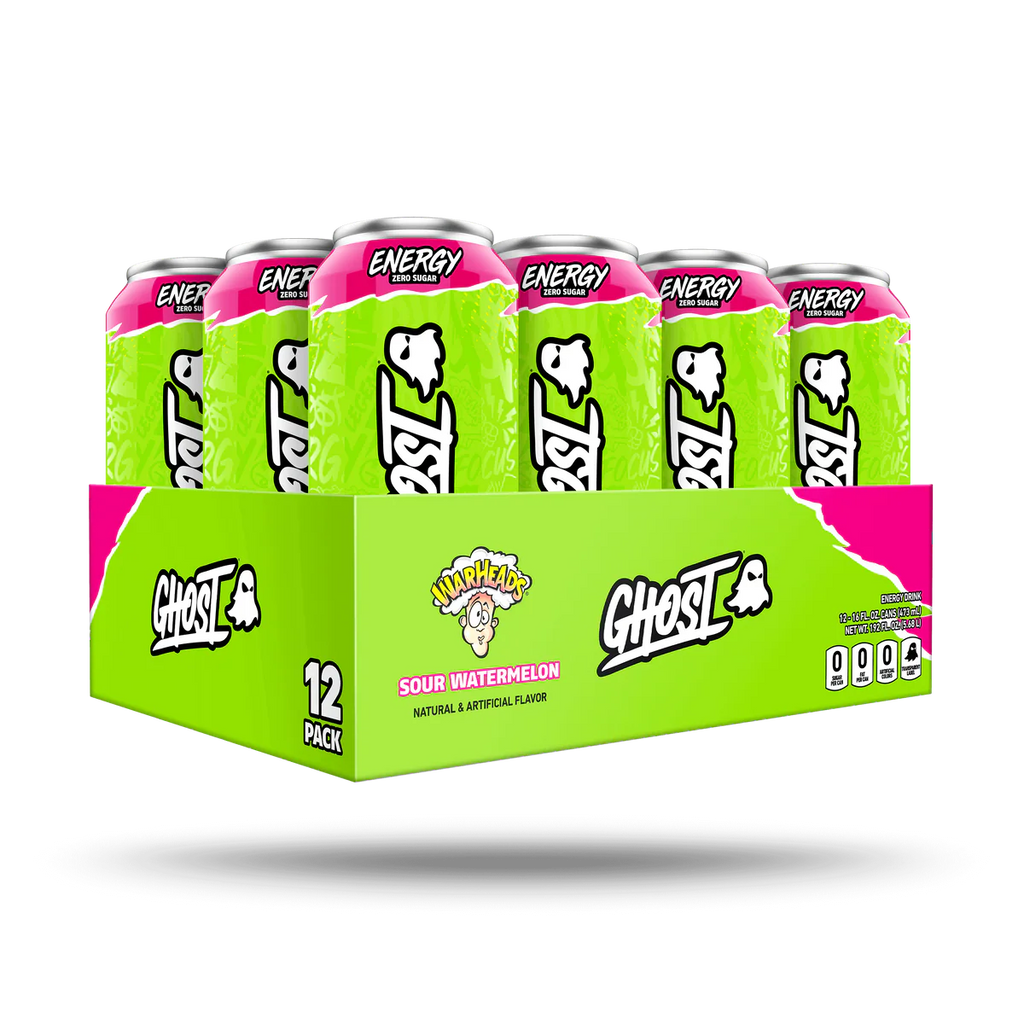 Ghost Energy Drink 16oz 12 Pack Warheads