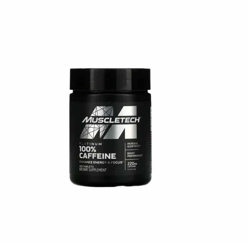 Muscletech 100% cafeína 125 tabletas