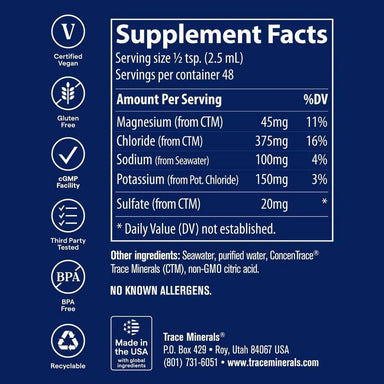 Trace Minerals Endure Performance Electrolyte 118 ML