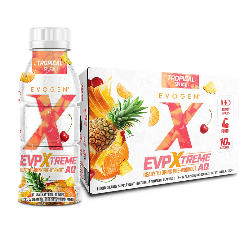 Evogen EVP Xtreme AQ Drink 12 pack Bebida Pre Entreno