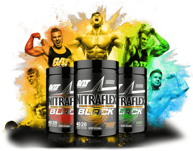 GAT Sport Nitraflex Black Pre Entreno 40 Servicios