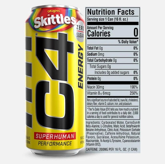 Cellucor c4 energy drink (12 latas) Cosmic candy
