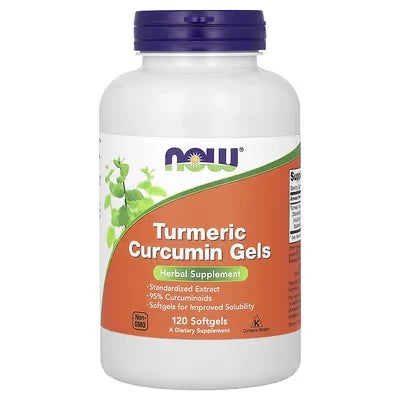 Now Foods Turmeric Curcumin 120 Capsulas