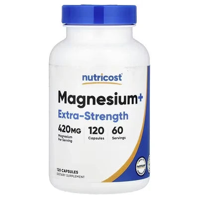 Nutricost Glicinato de Magnesio 420mg 120 Capsulas
