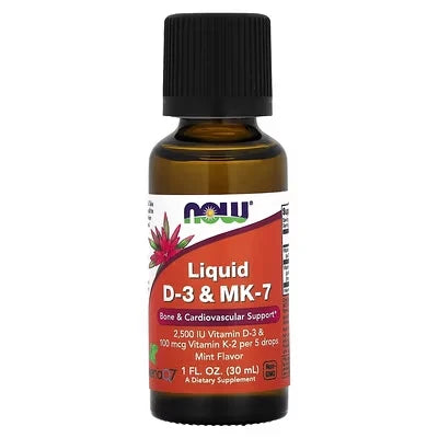Now Foods Liquid D-3 & MK7 30 Ml