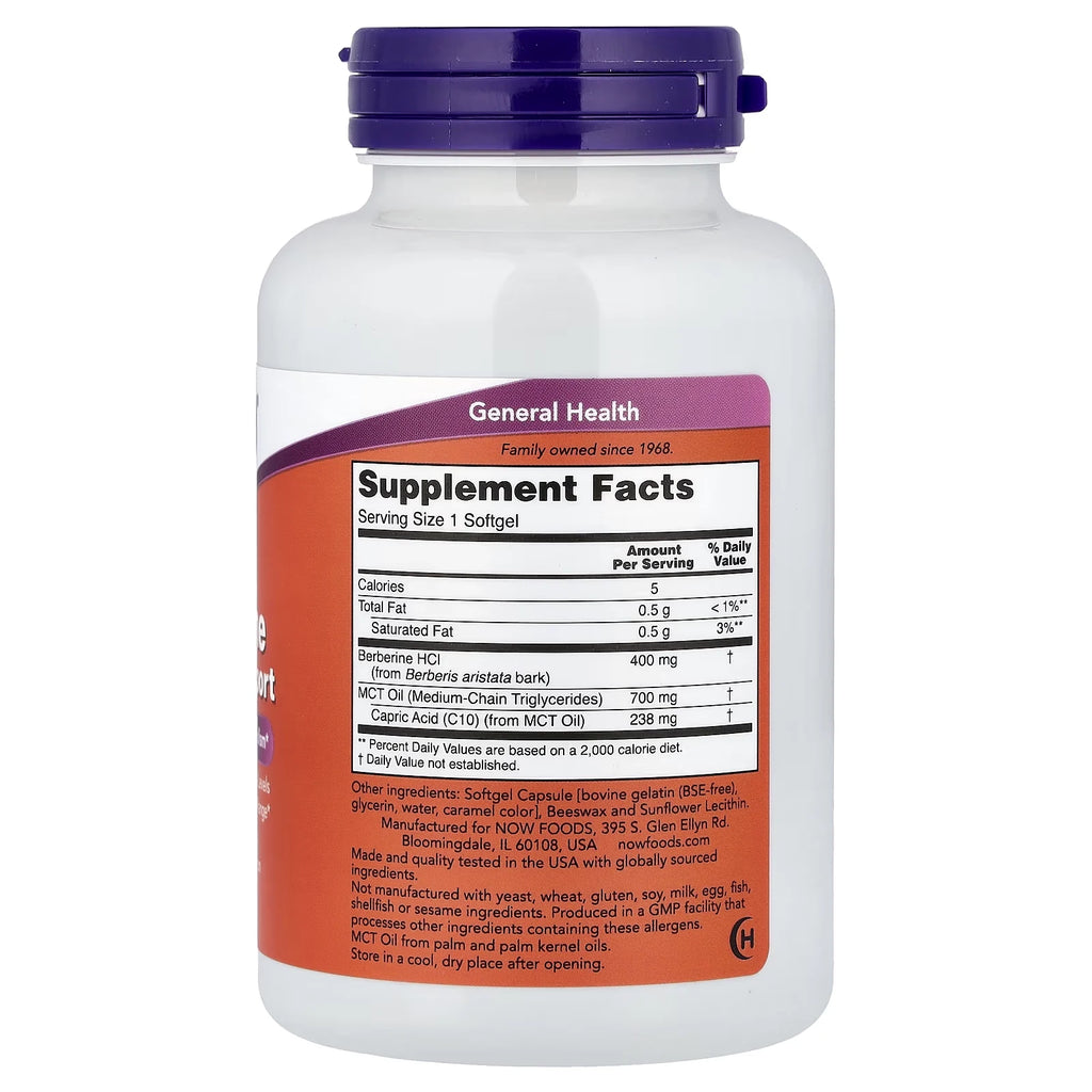 Now Foods Berberina 90 Capsulas