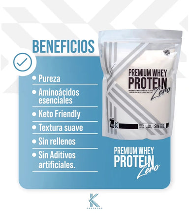 Kardagar Proteina Premium Whey Protein Zero 1kg Sin Sabor