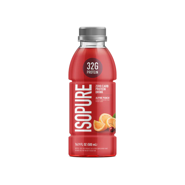 Isopure Zero Carb Protein Drink 12 Pack. 32Gr de Proteina