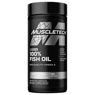 Muscletech Platinum 100 % Omega Fish Oil 100 capsulas