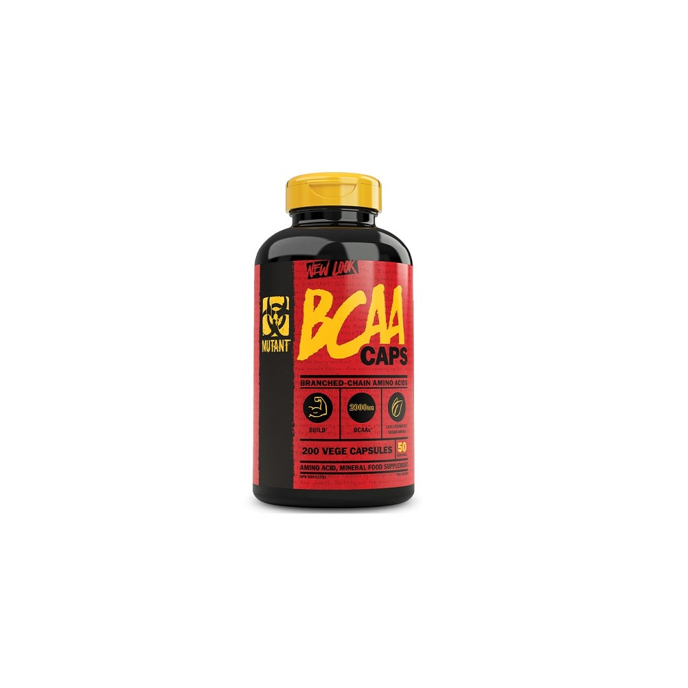 Mutant Bcaa 200 Capsulas / 50 Servicios
